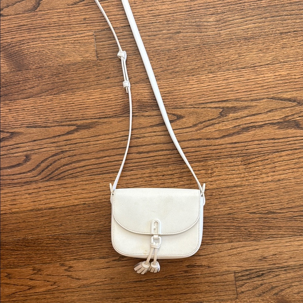 Furla Elegant White Crossbody Bag